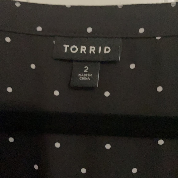 Torrid Polka Dot Skater Dress - Picture 2 of 11